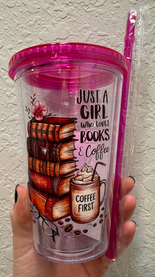 Bookish Acrylic Tumblers