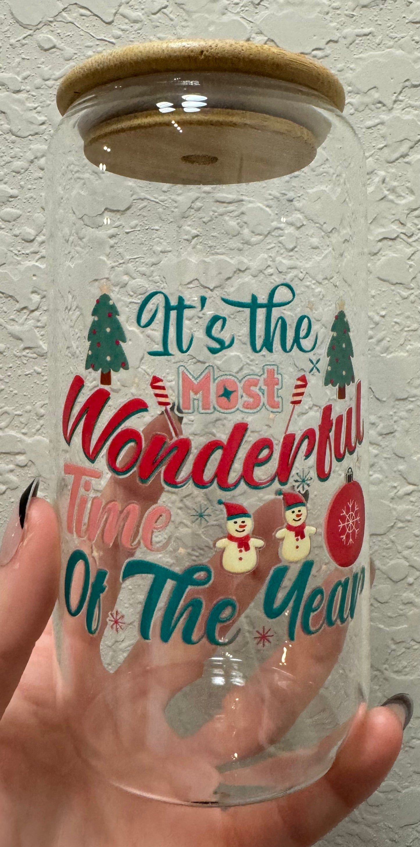 Christmas Glass Tumblers