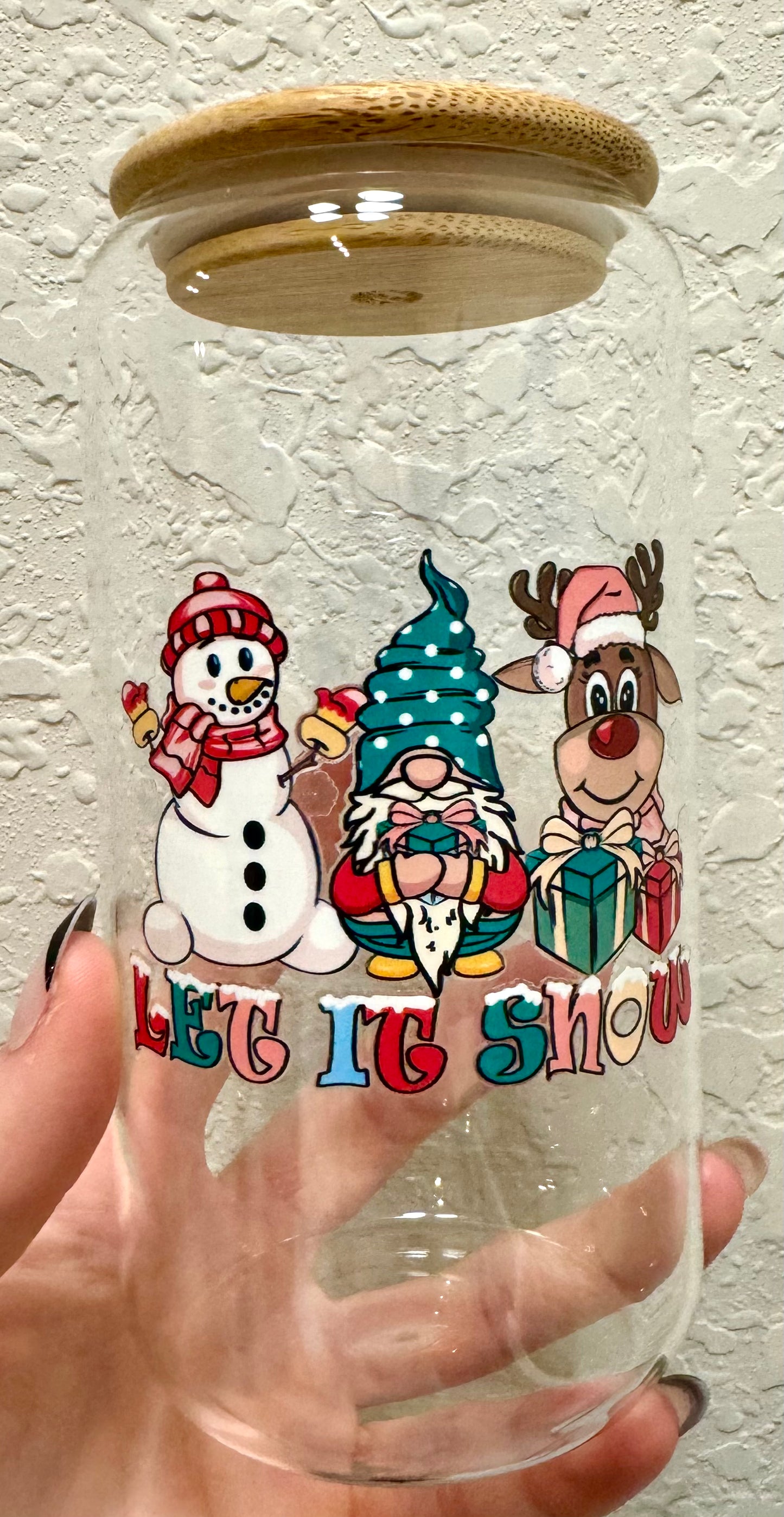 Christmas Glass Tumblers