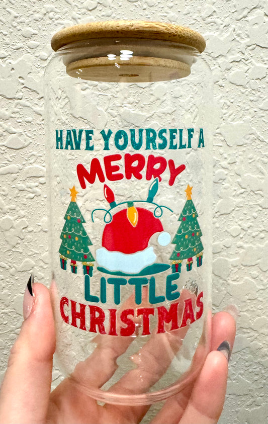 Christmas Glass Tumblers